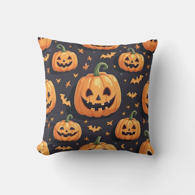 Niedliches Halloween-Kissen Kissen (Vorderseite)
