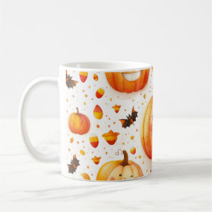 Niedliches Halloween-Kürbisbild Kaffeetasse
