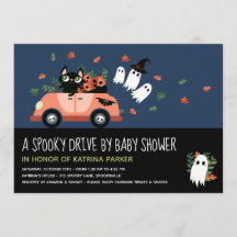 Niedliches Halloween-Laufwerk mit Blue Baby-Dusche