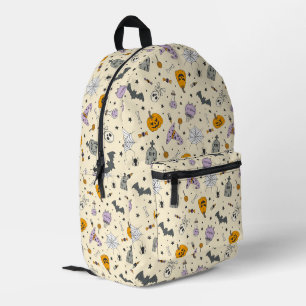 Niedliches Halloween-Muster Bedruckter Rucksack