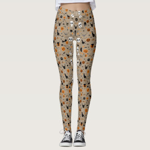 Niedliches Halloween-Muster Leggings