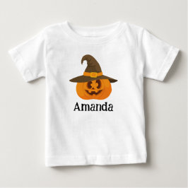 Niedliches Halloween Orange Kürbislaterne Pumpkin  Baby T-shirt