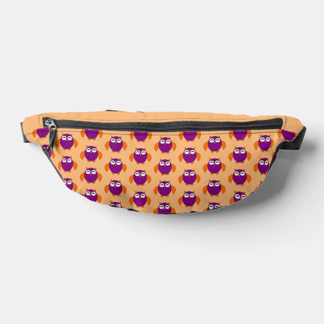 Niedliches Halloween-Owl Gemustert Bauchtasche (Ablage )