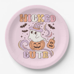 Niedliches Halloween Pappteller