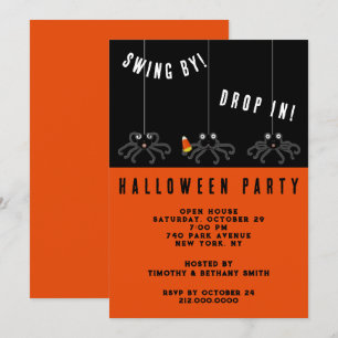 Niedliches Halloween-Party Einladung