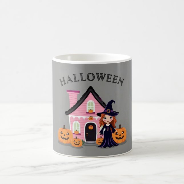 Niedliches Halloween-Party für alle Altersgruppen Kaffeetasse (Mittel)