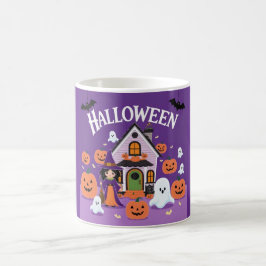 Niedliches Halloween-Party für alle Altersgruppen Kaffeetasse