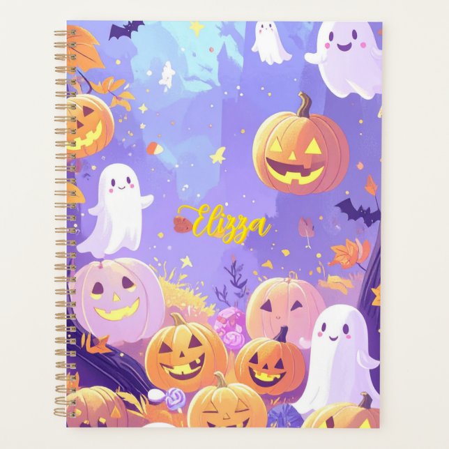 Niedliches Halloween Planer (Vorderseite)