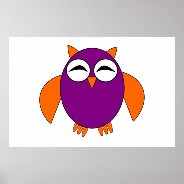 Niedliches Halloween-Poster Poster (Vorne)
