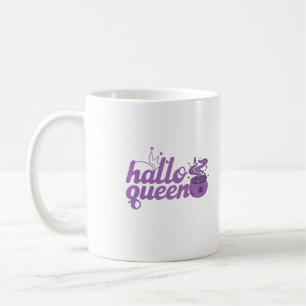 Niedliches Halloween Queen, Halloqueen, Retro Kaffeetasse