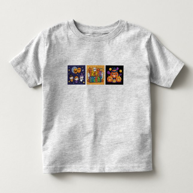 Niedliches Halloween-Set Kleinkind T-shirt (Vorderseite)