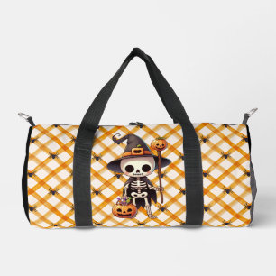 Niedliches Halloween-Skelett Duffle Bag