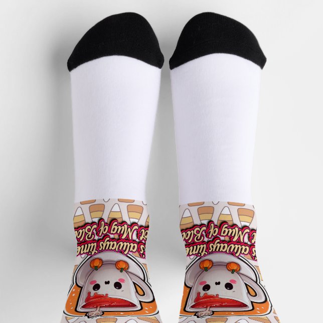 Niedliches Halloween! 👻 Socken (Oben)