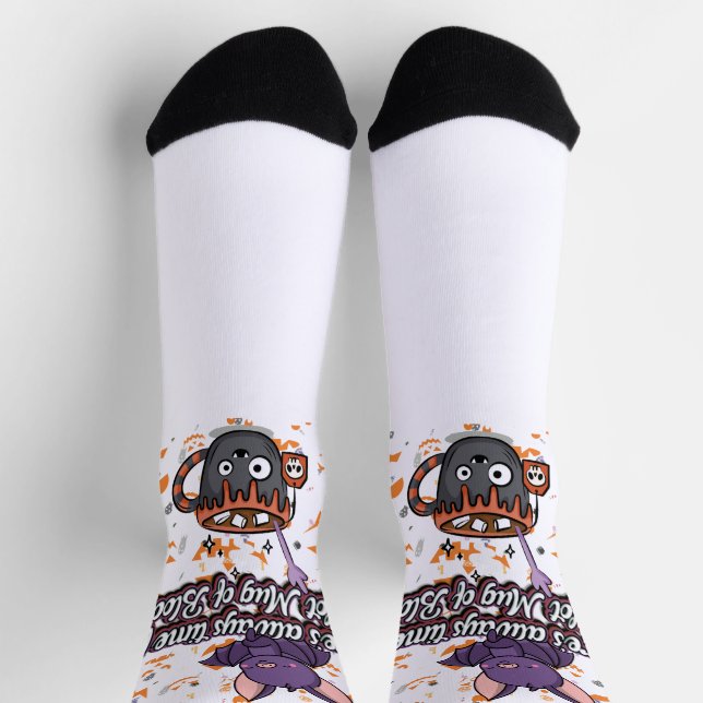 Niedliches Halloween! 👻 Socken (Oben)