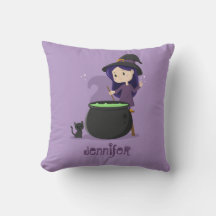 Niedliches Halloween Stirring Melting Pot Lila
