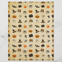 Niedliches Halloween-Themenmuster