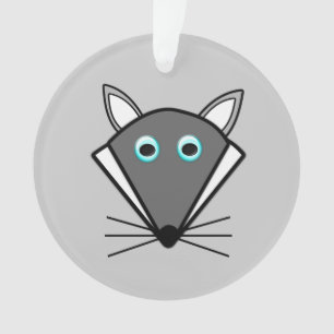 Niedliches Halloween Wolf Akrylorische Ornament