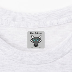 Niedliches Halloween Wolf Kids Kleidung Etiketten