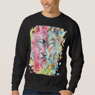 Niedliches Halloweenkostüm der Aquarellmalerei Sweatshirt