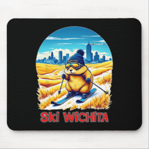 Niedliches Hamsterabenteuer in Wichita Ski Kansa Mousepad