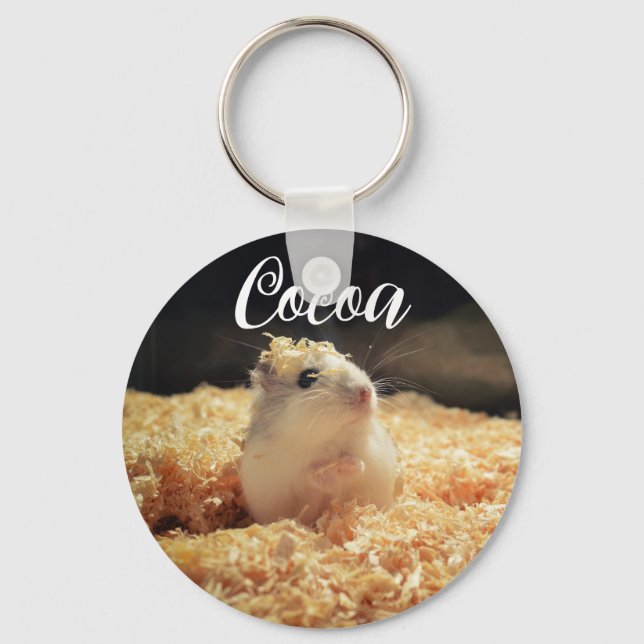 Niedliches Hamstergeschenk für Hamsterliebhaber Schlüsselanhänger (Vorderseite)