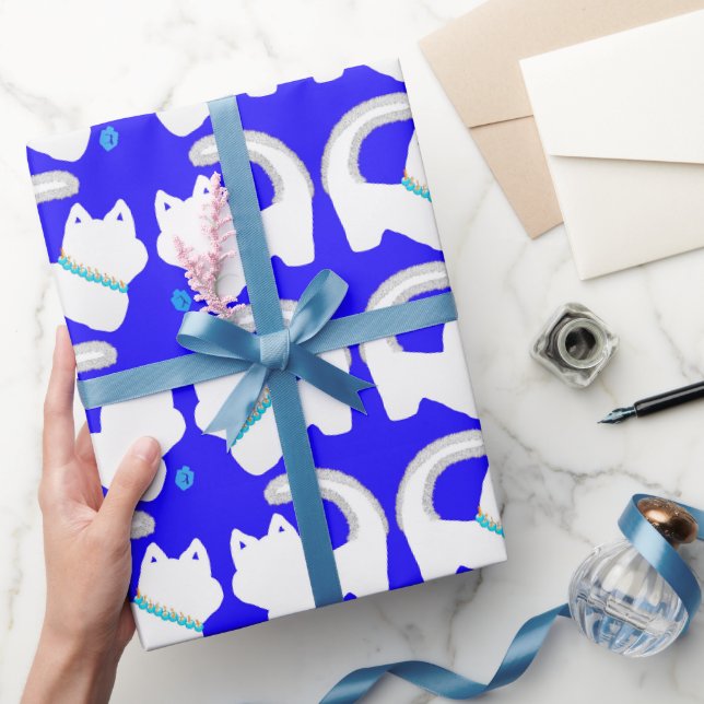 Niedliches Hanukkah-Geschenkpapier Geschenkpapier (Schenken)