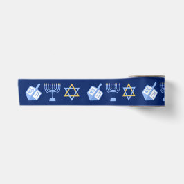 Niedliches Hanukkah-Muster Satinband