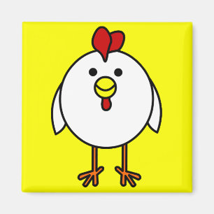 Niedliches Happy Chicken Magnet