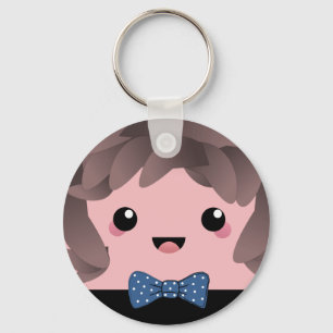 Niedliches Happy-Gesicht Kawaii Japanischer Cartoo Schlüsselanhänger