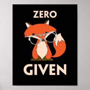 Niedliches Hasen mit Brille Hipster Poster