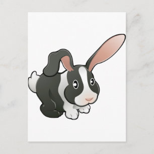 niedliches Hasen Postkarte