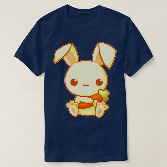 Niedliches Hasen T-Shirt (Design vorne)
