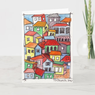 Niedliches Hausdesign Karte