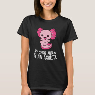 Niedliches Haustier Axolotl mein Geisttier ist ein T-Shirt