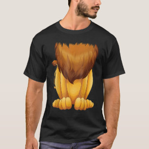 Niedliches Headless Lion Kostüm Halloween Big Cat T-Shirt
