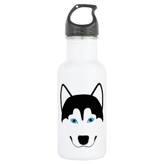 Niedliches heiseres Hundezuchtbild Trinkflasche (Vorderseite)