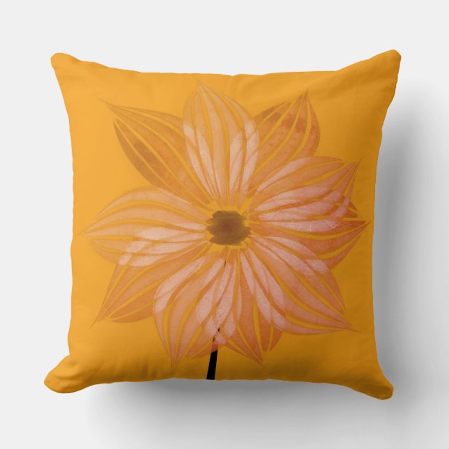 Niedliches helles Blume Kissen (Vorderseite)