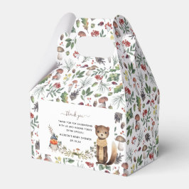 Niedliches Herbstwald | Baby Dusche Gefallen Geschenkschachtel
