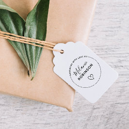 Niedliches Herz | Handgefertigt mit Liebe durch In Gummistempel