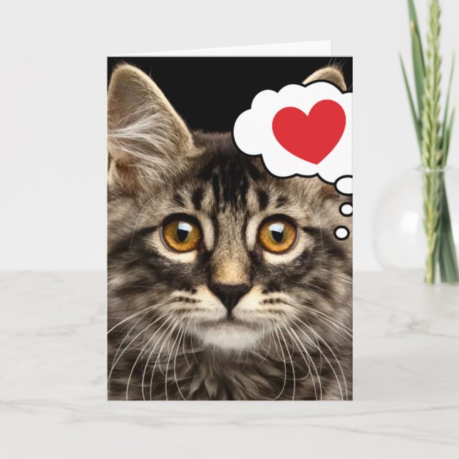 Niedliches Herzklopfen Valentinstag Grußkarte Karte (Vorderseite)