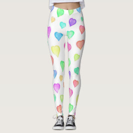 Niedliches Herzmuster Leggings