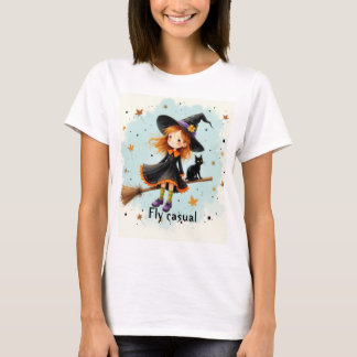 Niedliches HexenHalloween-Shirt T-Shirt