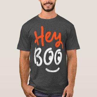 Niedliches Hey Boo Halloween Ghost Top für Frauen