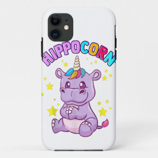 Niedliches Hippo Funny Cartoon Handy Case für iPho