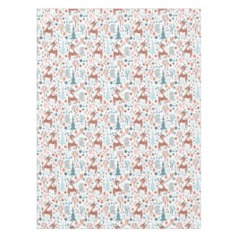 Niedliches Hirsch in Whimsical Forest Pattern Weih Tischdecke