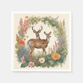 Niedliches Hirsch Serviette