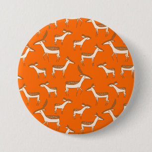 Niedliches Hirsch und Familie Button
