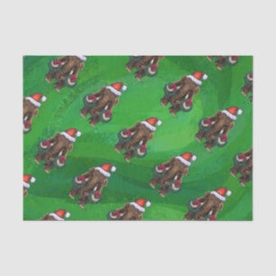 Niedliches Holiday Mastodon Tissue Paper Seidenpapier