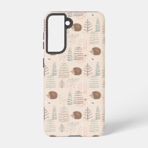 Niedliches Holz Igel Muster Samsung Galaxy Hülle