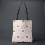 Niedliches Holz Igel Muster Tasche<br><div class="desc">Karo aus diesem niedlichen trendigen Design mit einem niedlichen Igel.</div>